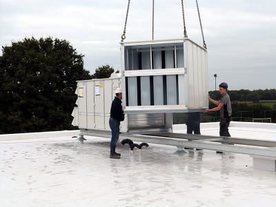 Ook aan de luchtbehandeling is (uiteraard) veel aandacht besteed.