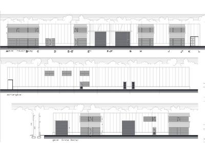 Het plan voor het bedrijfsverzamelgebouw, wij zorgen voor de installaties.