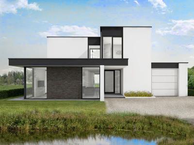 Een impressie van de energiezuinige staalframe woning in Vlijmen.