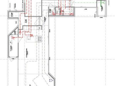 Het schema van het ComfoAir ventilatiesysteem