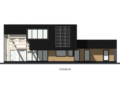 Een impressie van de energieneutrale houtskelet-woning