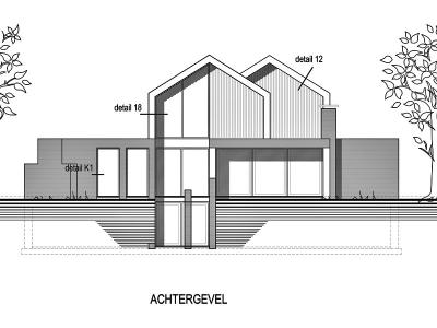 Een impressie van de energiezuinige nieuwbouwwoning.