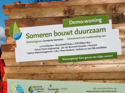 We hebben in de demowoning alle duurzame en circulaire installaties verzorgd.