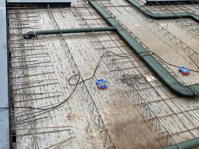 Het Dyka Air kanalensysteem voor het balansventilatiesysteem.