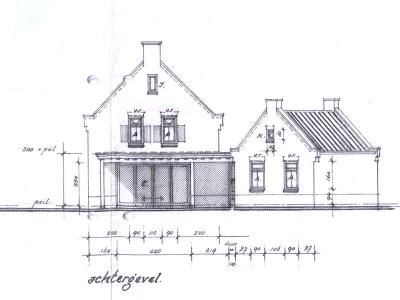 Het plan voor de woning in Someren