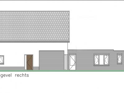 Een impressie van het nieuwbouw woonhuis met energiezuinige installaties.