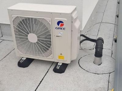 De buitenunit van de Gree U-Crown multi split airconditioner.