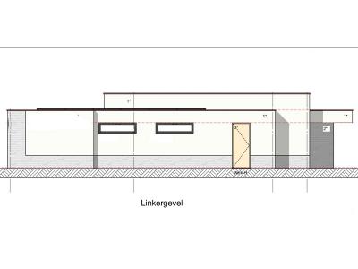 Een impressie van de staalframewoning met actuele installaties.