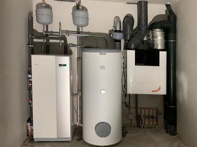 Een perfecte installatie: Nibe F1155-6PC water/water warmtepomp, 300 liter boiler, Zehnder ComfoAir 