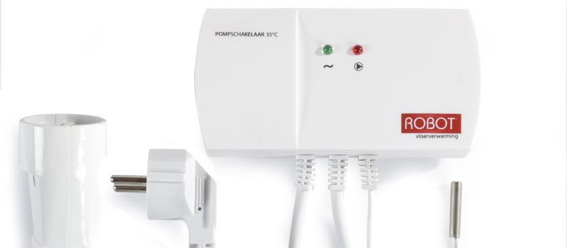 Slimme Robot pompschakelaar voor vloerverwarming, aanschafkosten binnen één jaar terugverdiend!