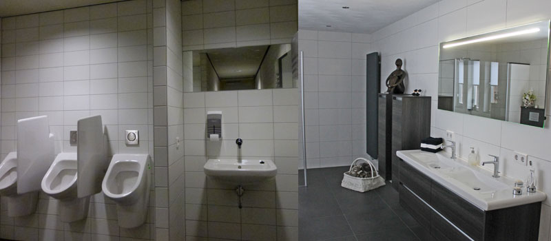 Sanitair, zoals badkamer of toilet, van ontwerp tot uitvoering